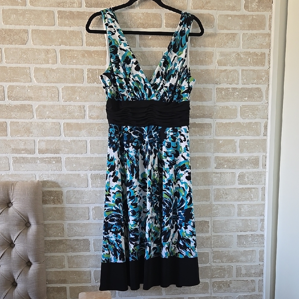 Jones New York Multicolor Sleeveless Dress